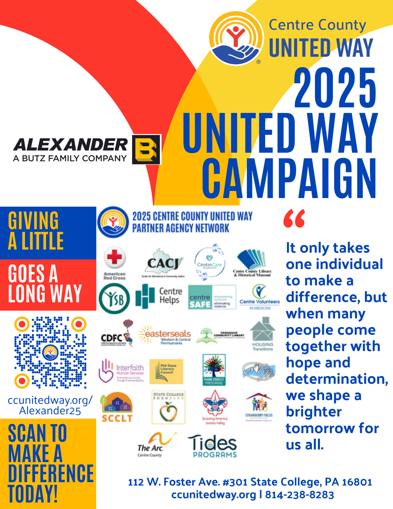 picture of a quarter sheet flyer