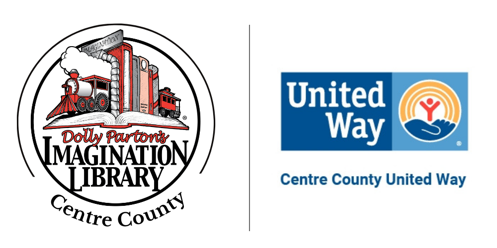 Imagination Library and Centre County United Way Logos